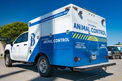 City of Bryan branded Animal Control service vehicle